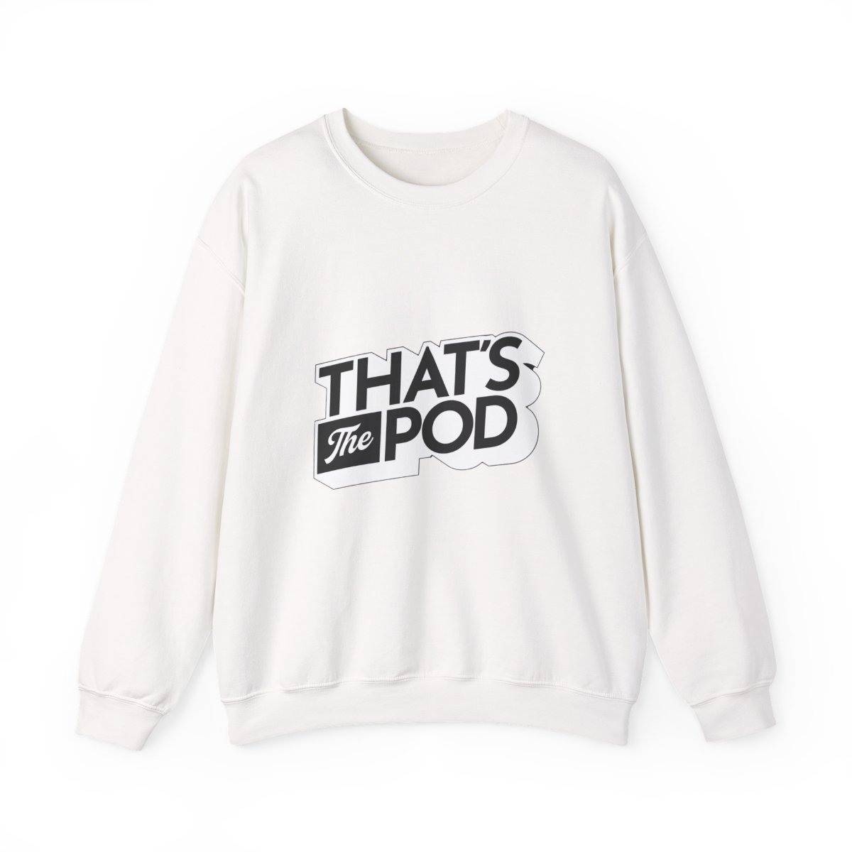 That's The Pod Bold 3D Block Sweatshirt - Official sweatshirts merchandise