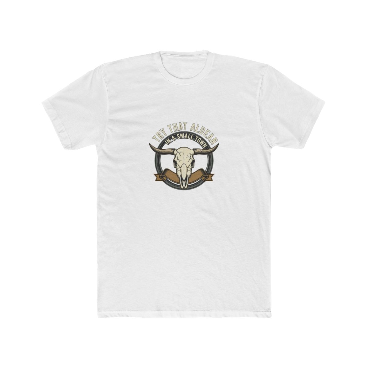 Try That in a Small Town Bull Skull T Shirt - Official t-shirts merchandise